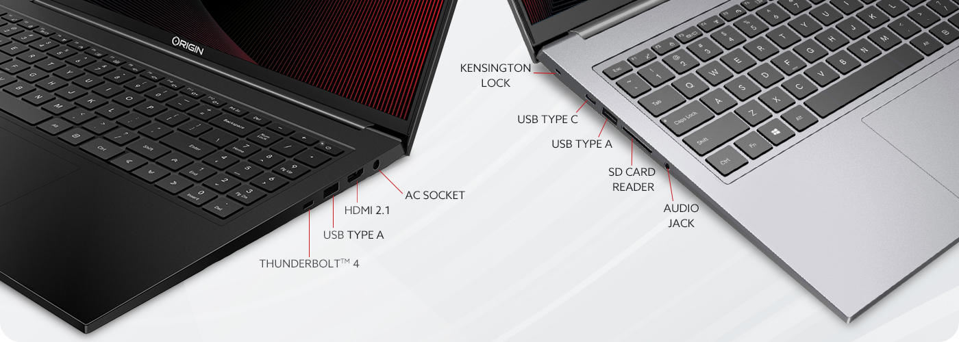 EON16-SL left and right ports