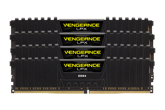 64GB CORSAIR VENGEANCE 3200MHz (4x16GB)